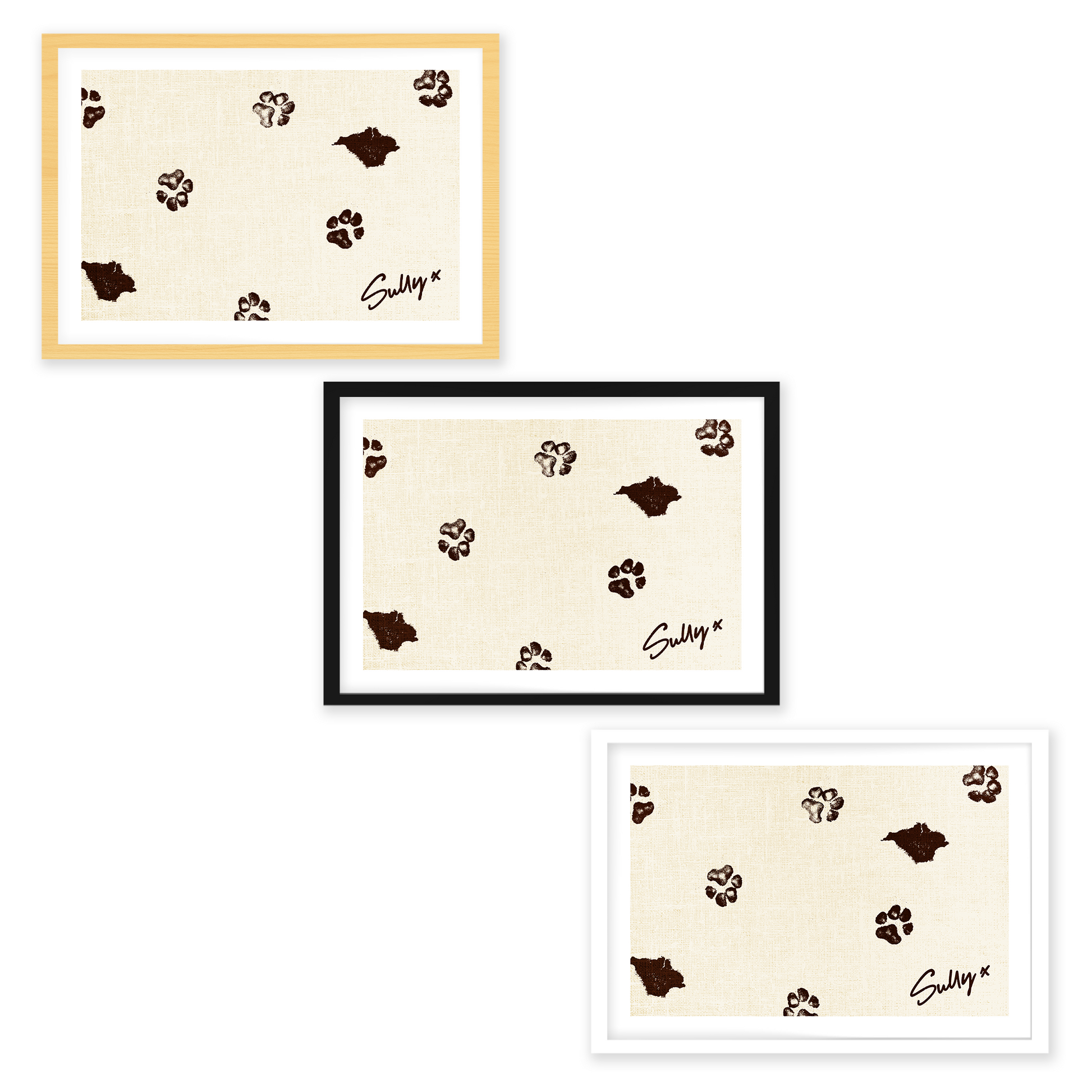 Custom IOW Paw Print Keepsake™