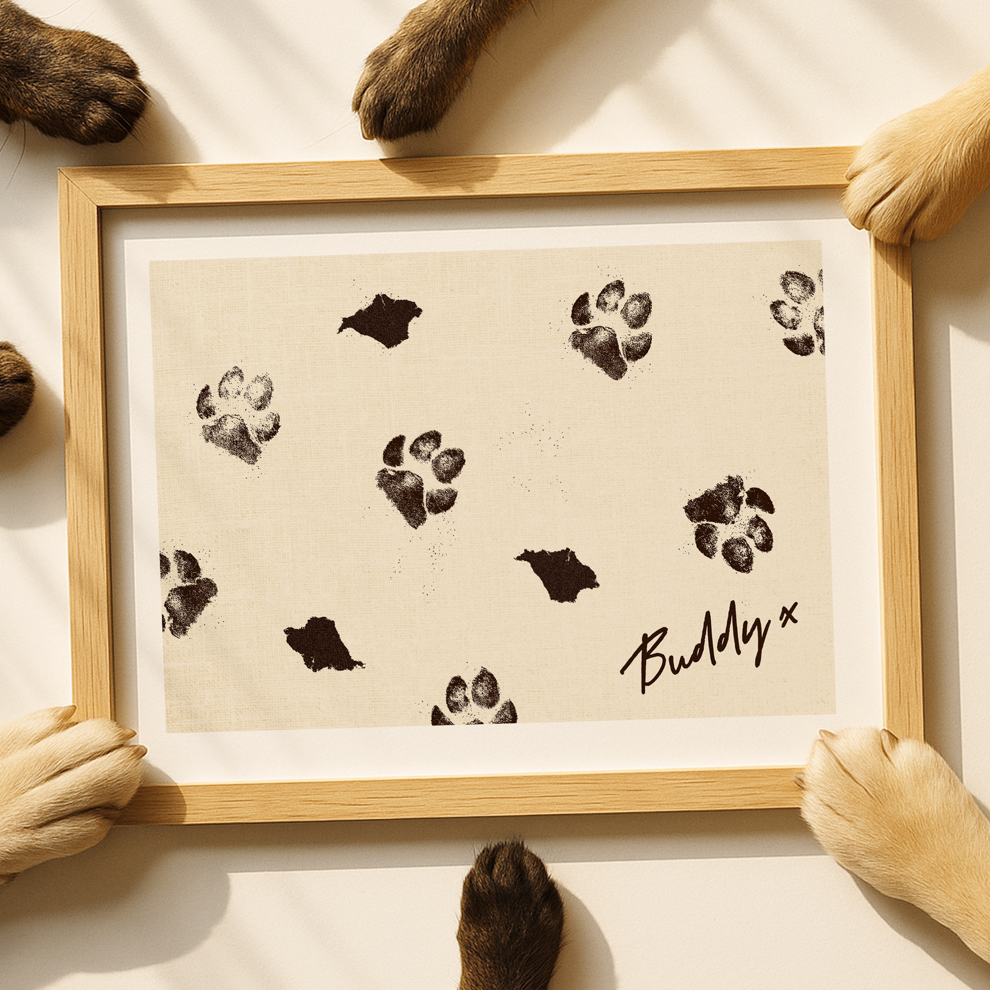 Custom IOW Paw Print Keepsake™