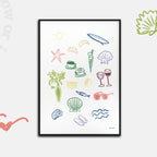 Take Me to The Beach Print