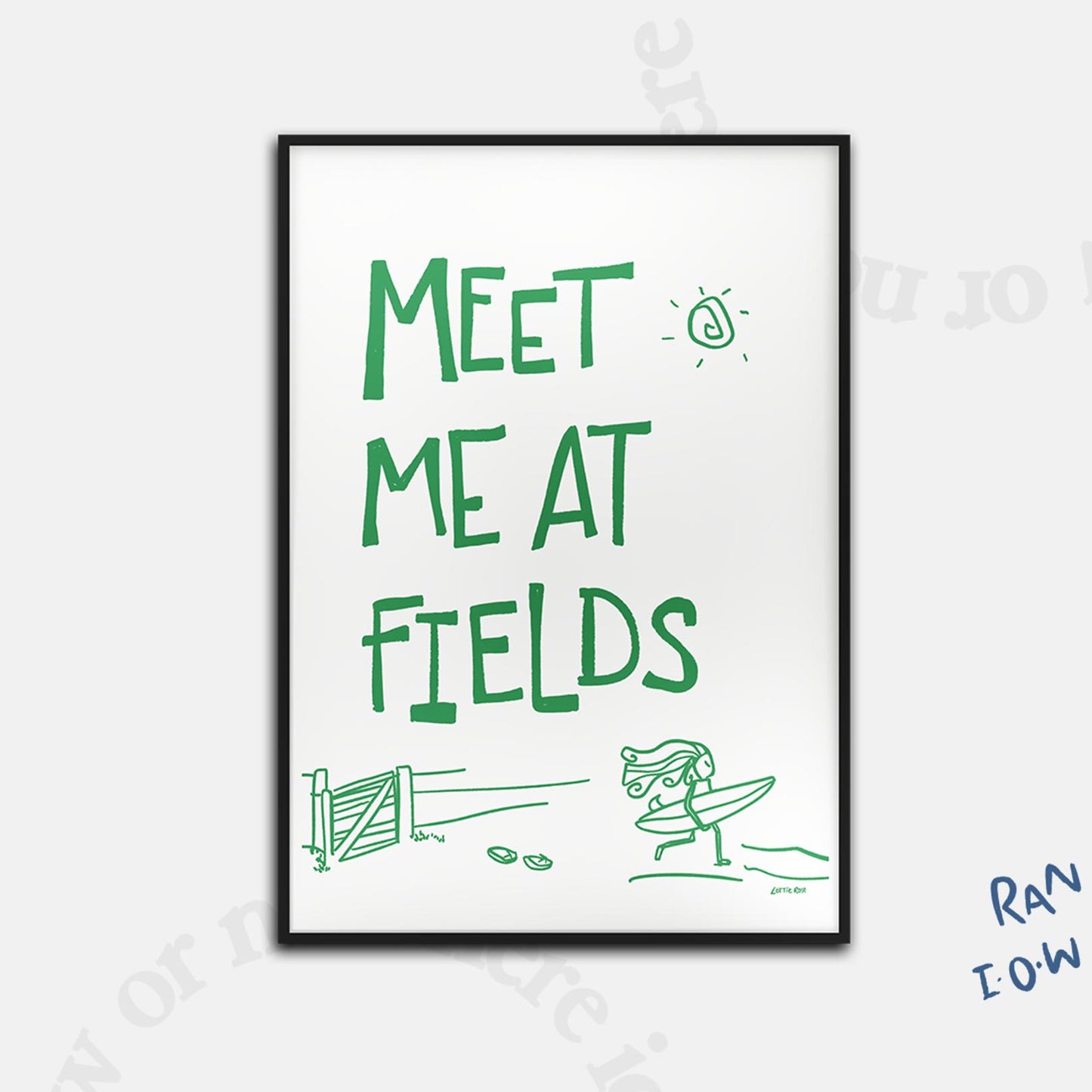 Meet Me At The Fields Print