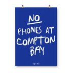 No Phones at Compton Bay