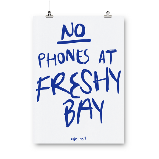 No Phones at Freshy Bay