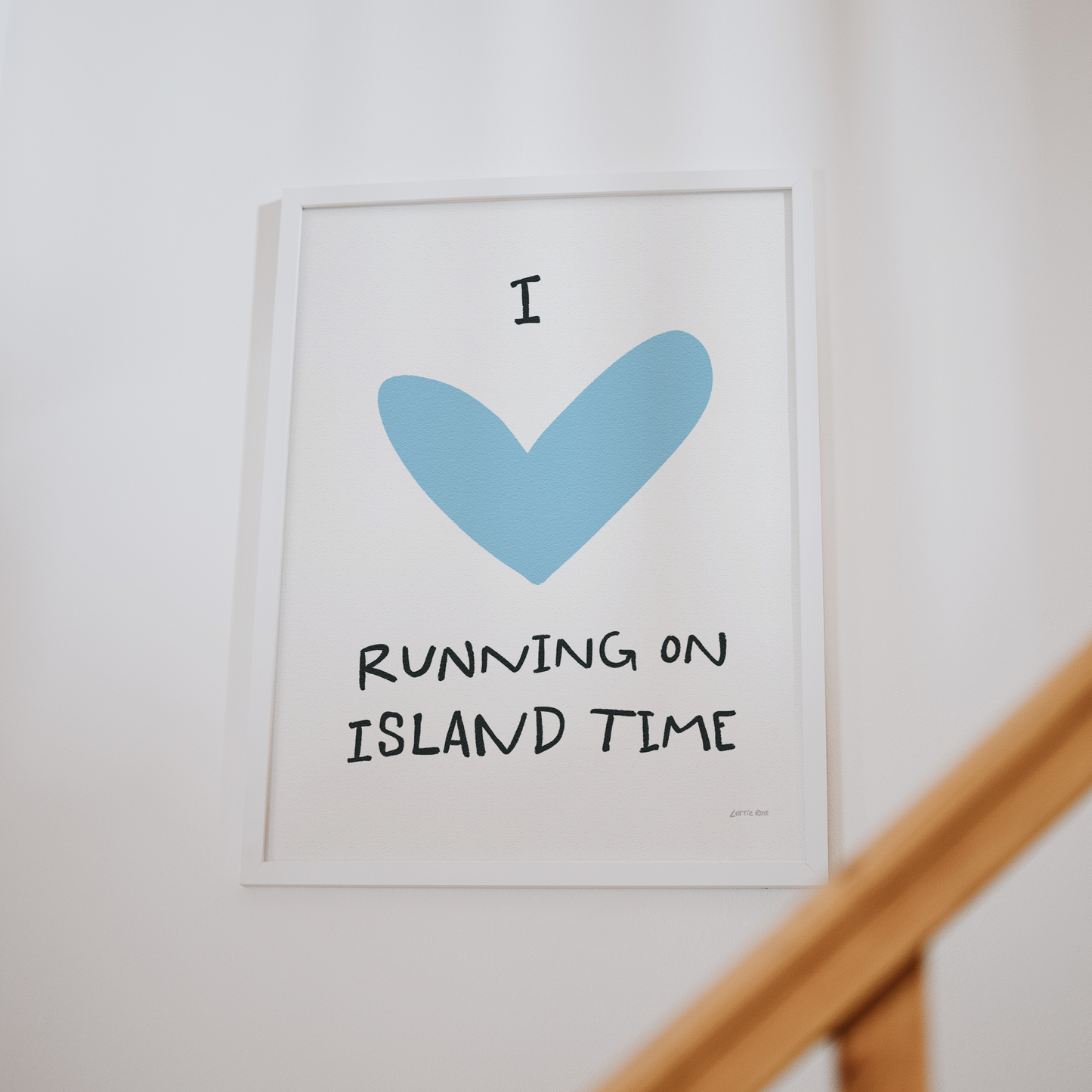 Running on IOW Time Print