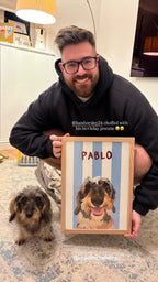 Custom Pet Portrait - Beach Stripes ™