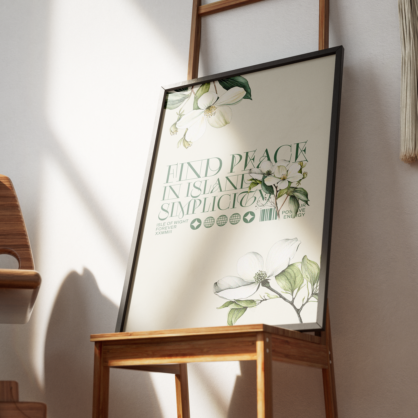 Find Peace in Island Simplicity Print