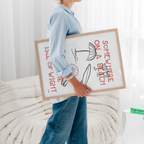 Somewhere On a Beach Print