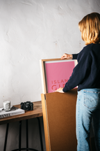 Island Girl It's a State of Mind Print