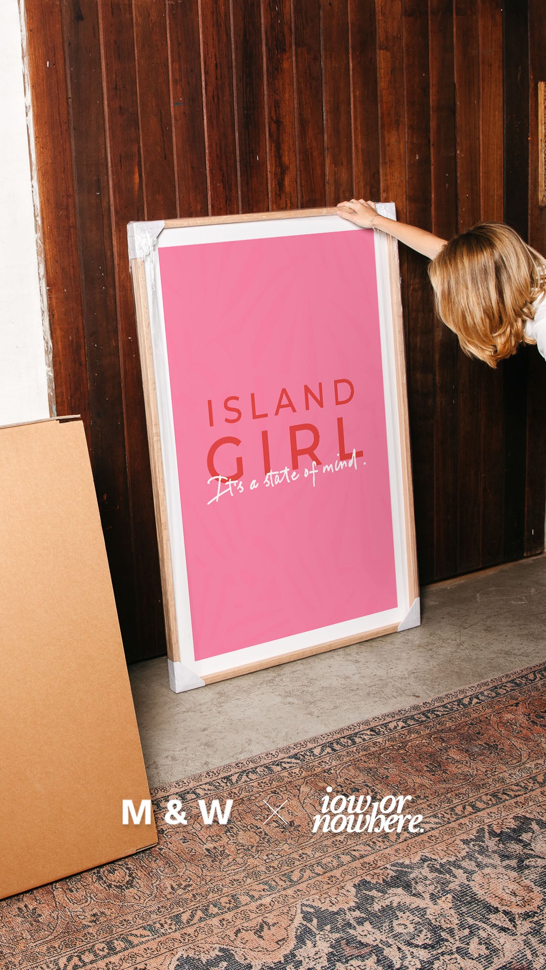 Island Girl It's a State of Mind Print