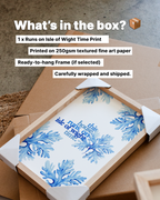 This House Runs on Isle of Wight Time Print