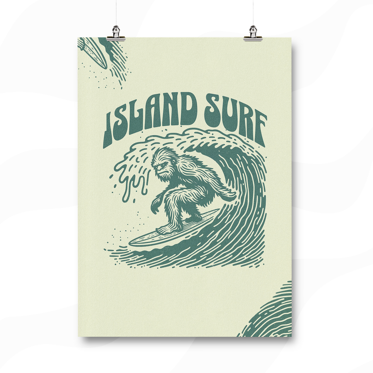 Island Surf Print