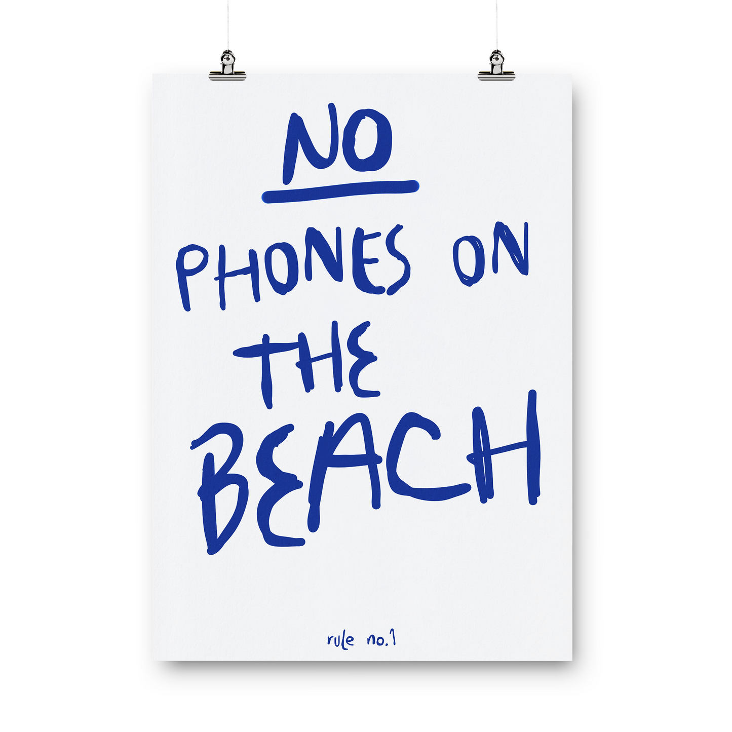 No Phones at the Beach