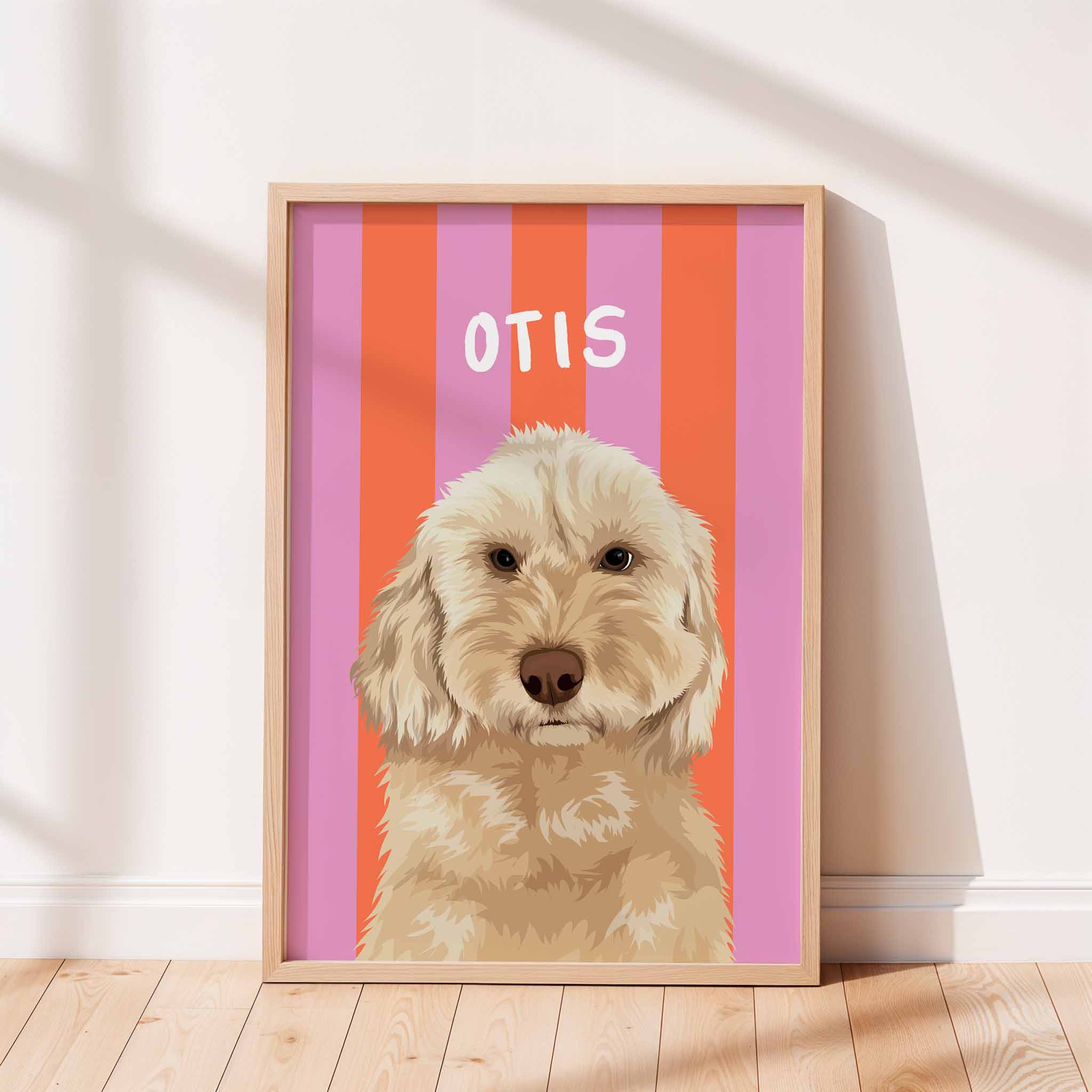 Custom Pet Portrait - Beach Stripes ™