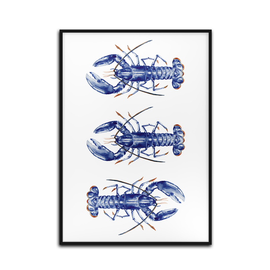 3 IOW Lobster Print