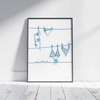 More Beach Days Blue Print