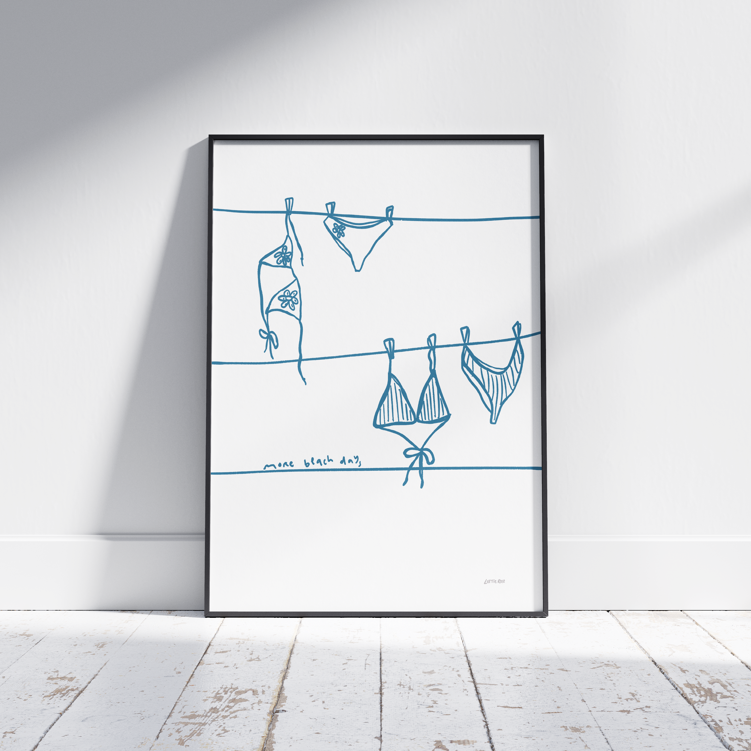 More Beach Days Blue Print