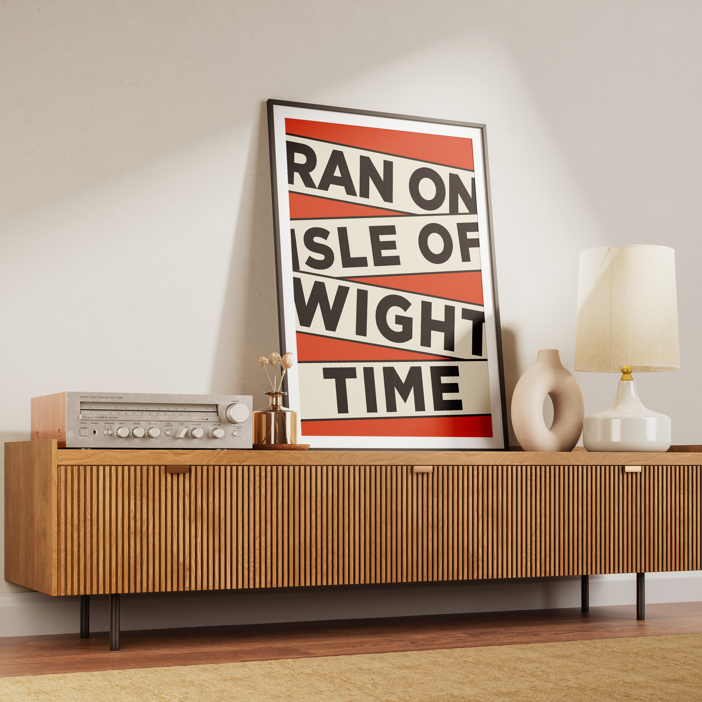 Ran on Isle of Wight Time Print