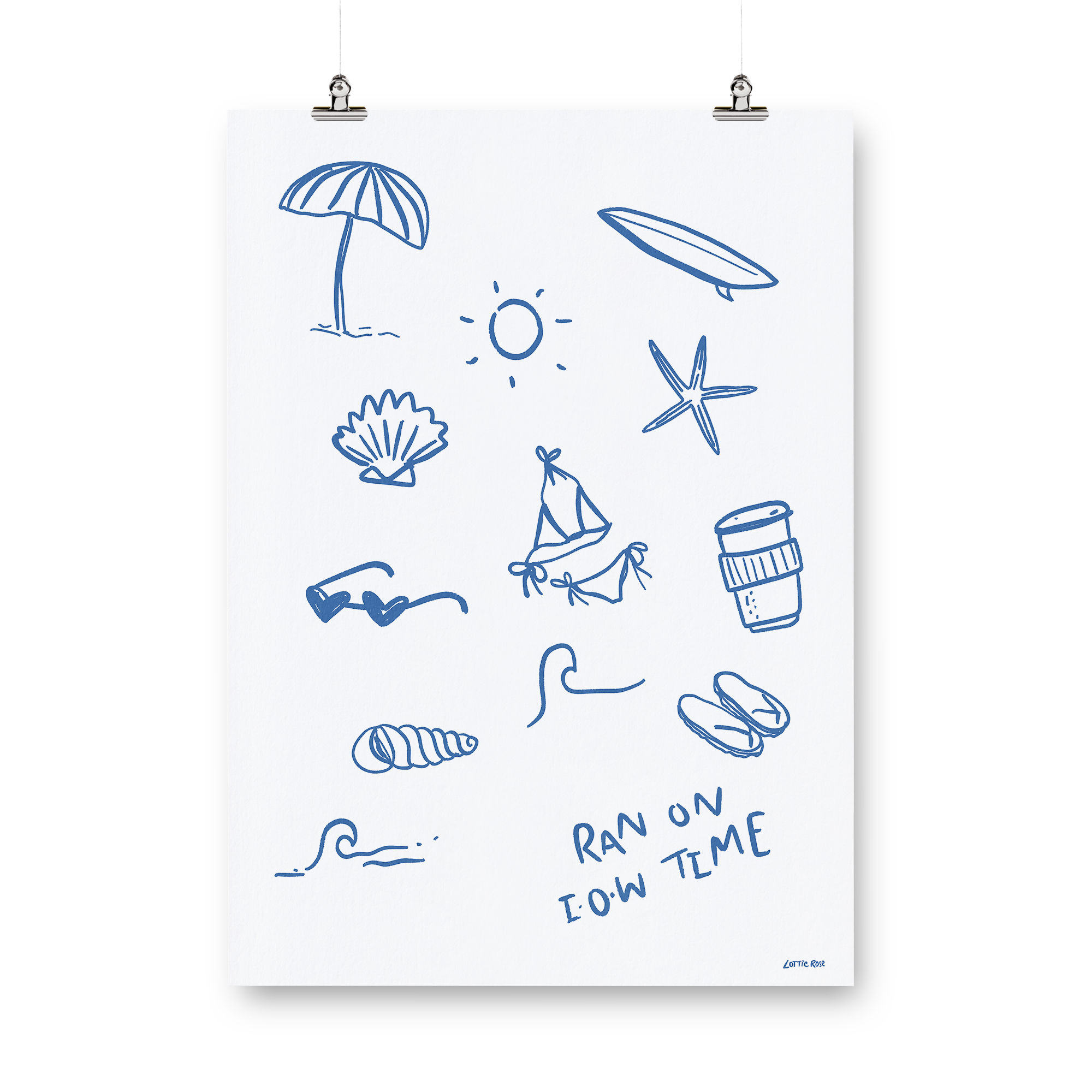 Ran on IOW Time Print