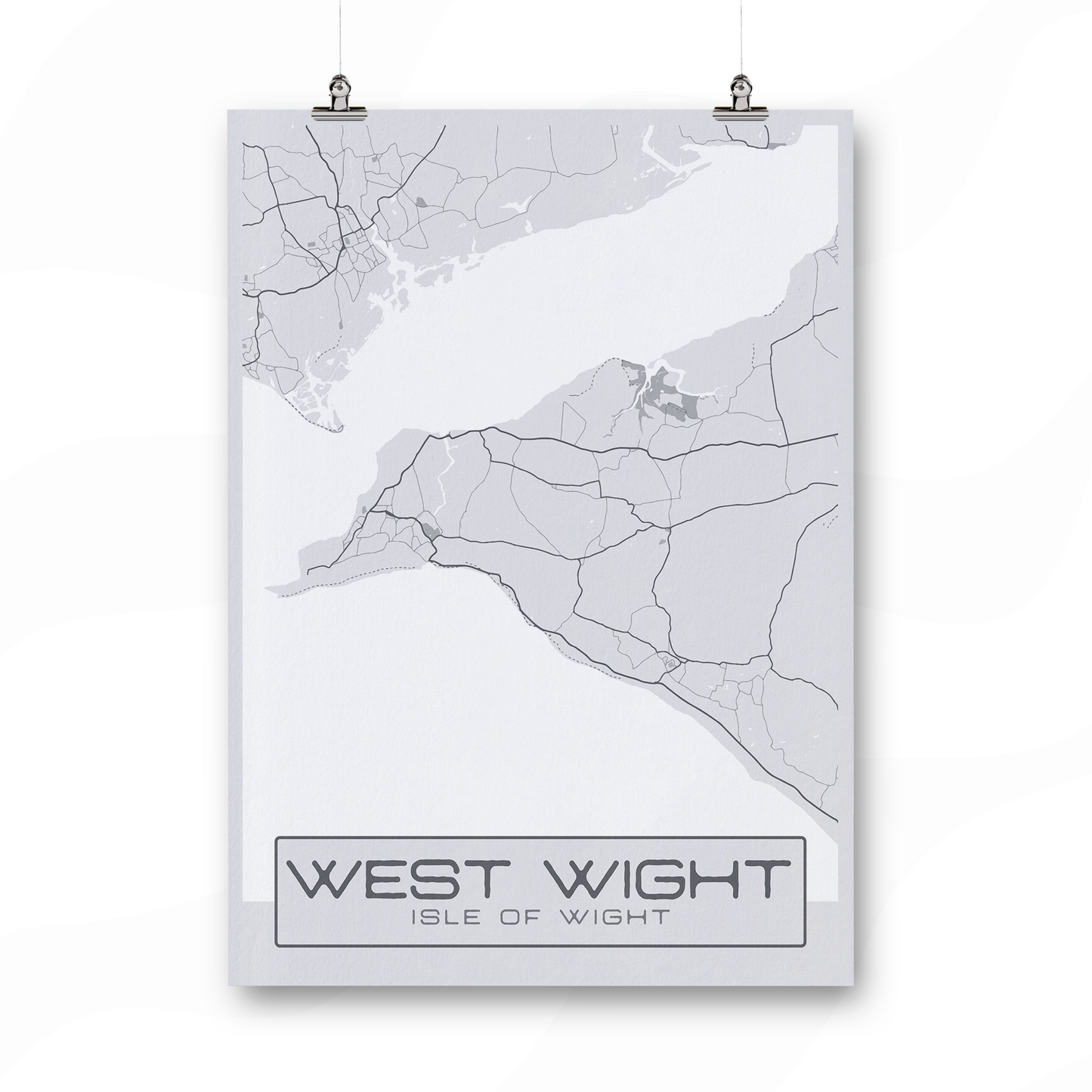 Greyscale Geographic Print