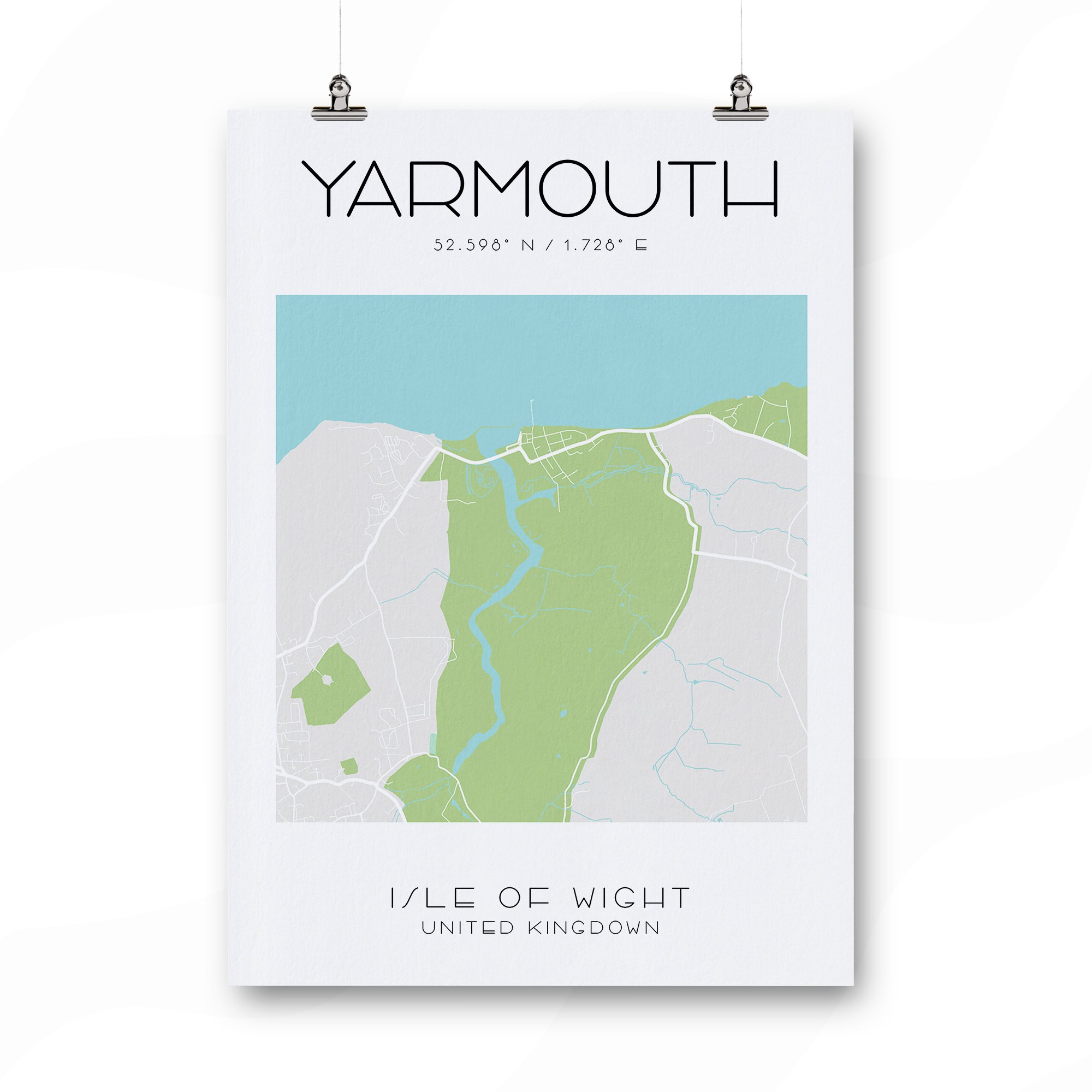 Happy Days Geographic Print