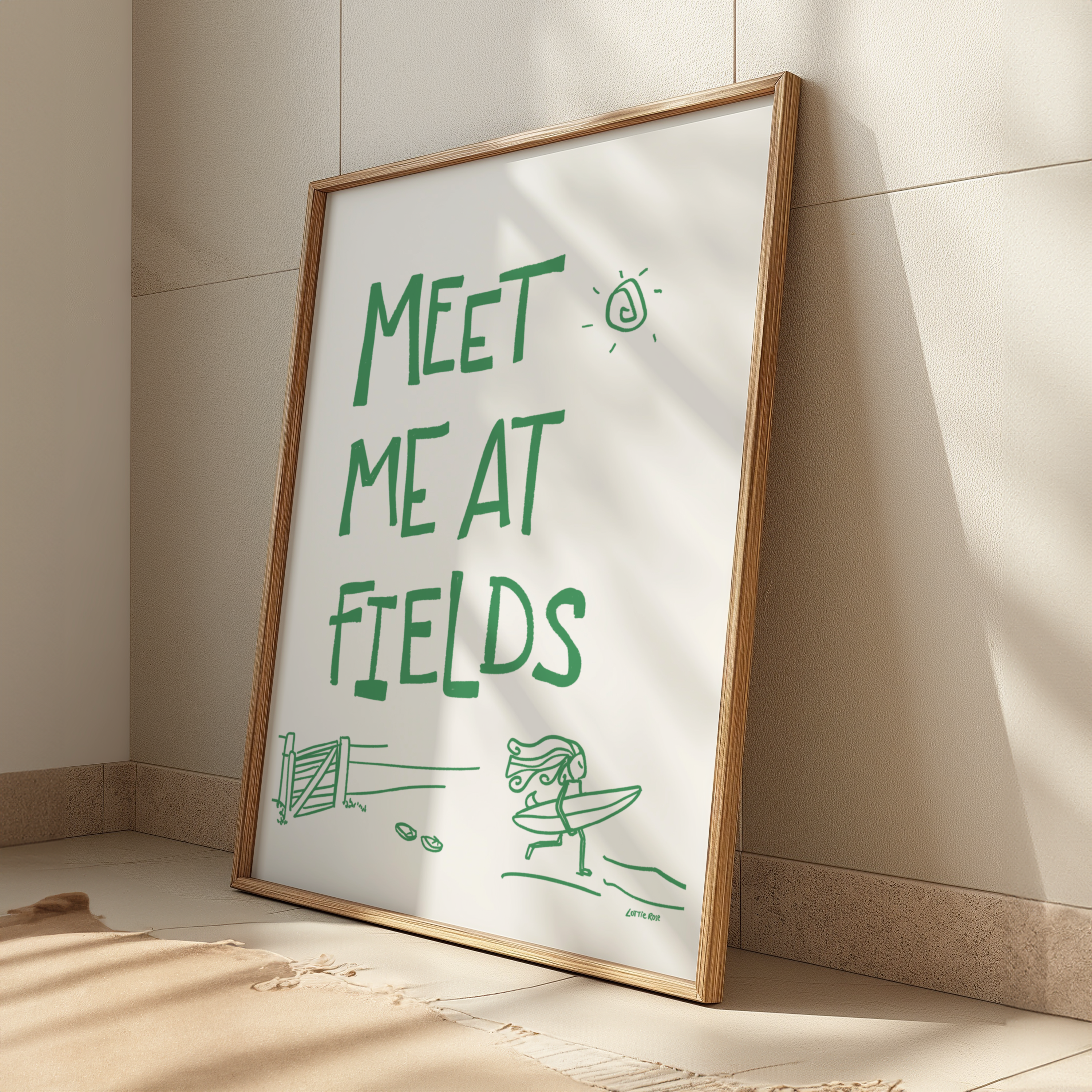 Meet Me At The Fields Print